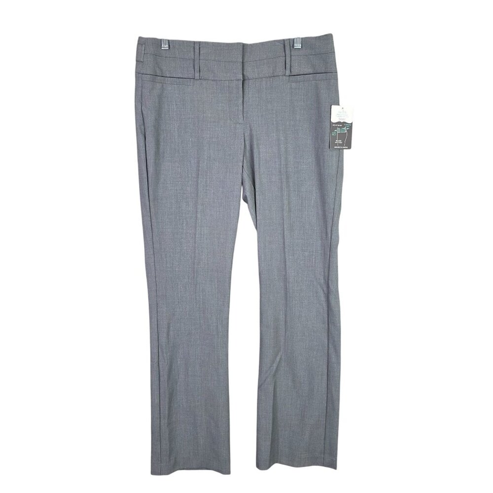 Womens Maurices Gray Dress Pants The IT Fit Polyester Blend Size 9/10 R
